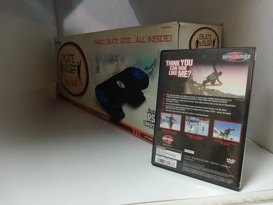 SKATE SURF SNOWBOARD CONTROLLER FOR PS2 +SHAUN PALMER'S PRO SNOWBOARDER #F28 - Image 3 of 3