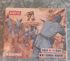 AIRFIX ho S26 WWI German infantry 100 complete unused on sprue blue box READ