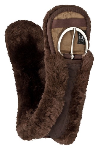 Equinate Western Mondgurt mit echtem Lammfell - Kurzgurt Bauchgurt Sattelgurt - Bild 5 von 28