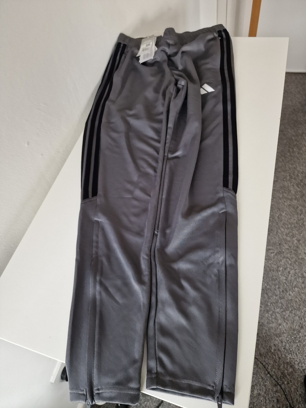Adidas Mens Tiro Track Pants. New With Tags. Small. Grey. RRP £38 image 2