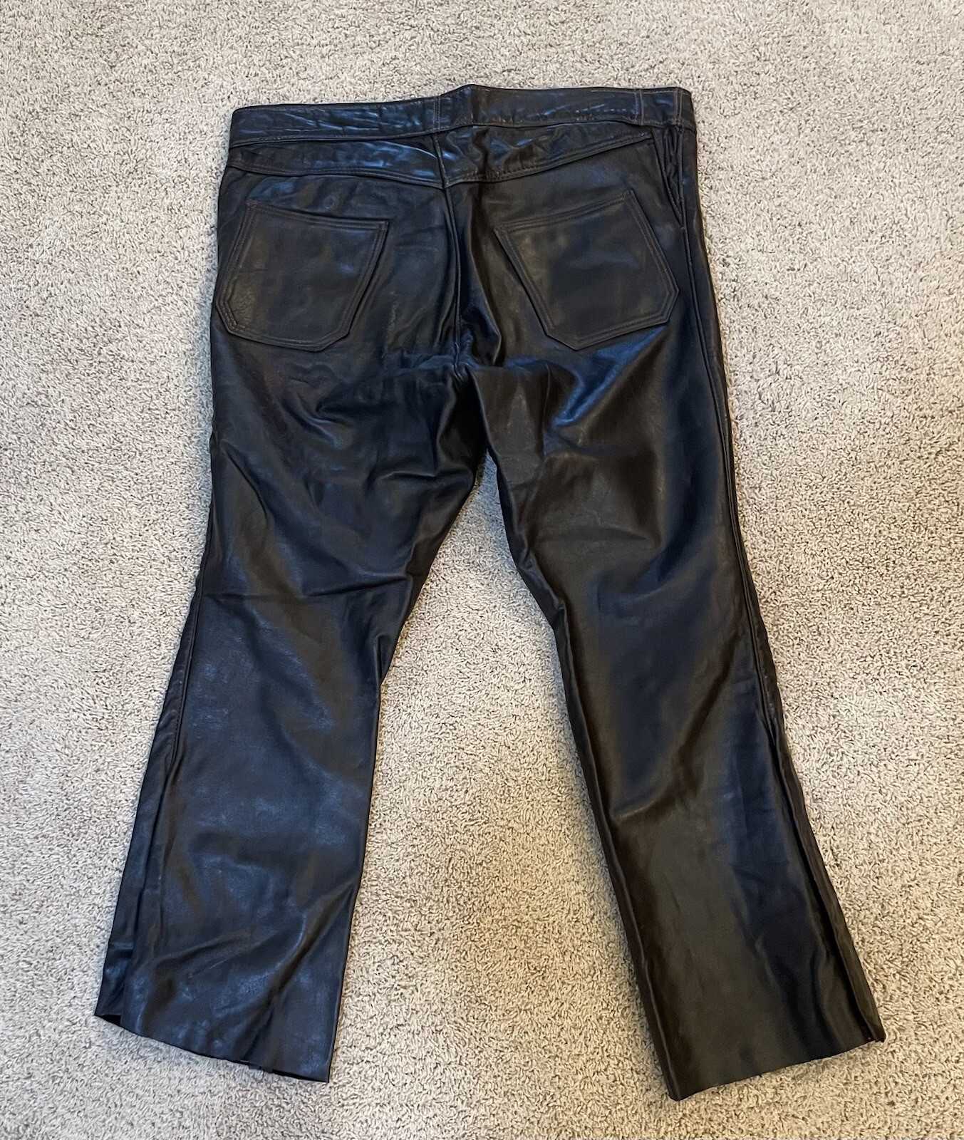 Just Leather San Jose Men’s Size 36 Brown Leather Old Snap Open Front