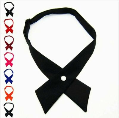 10 PCS Womens Girls Men Boy Solid Color Party Wedding Bowties Bow Ties Necktie
