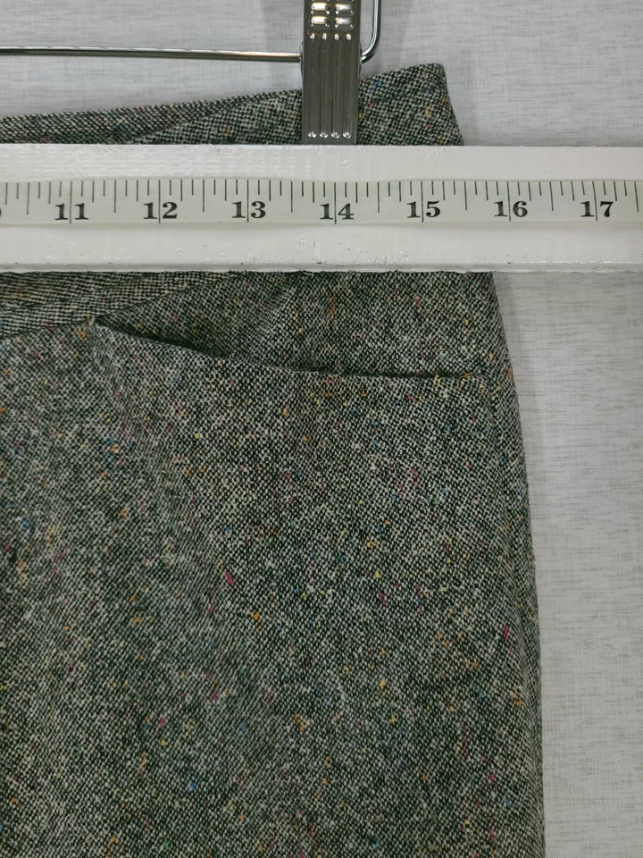 Брюки женские Lilly Pulitzer 8 серые шерстяная шелковая смесь широкие штанины Palm Beach Heritage - Изображение 4 из 4