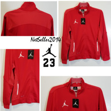 LARGE   Nike Men's Air Jordan Flight Team Dri-Fit Jacket Full Zip 696736-657 90