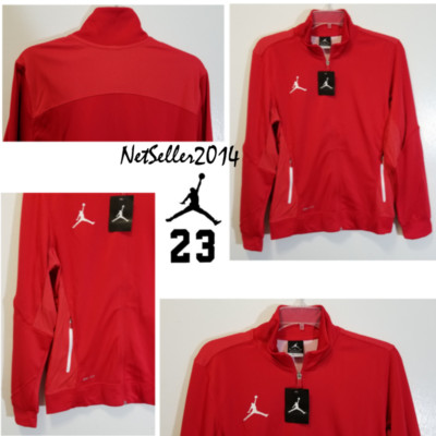 LARGE  Nike Men's Air Jordan Flight Team Dri-Fit Jacket Full Zip 696736-657 $90