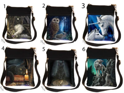 NEMESIS NOW NEW SHOULDER BAG LISA PARKER SACRED LOVE OWL UNICORNS THE WITCHING HOUR GUIDANCE