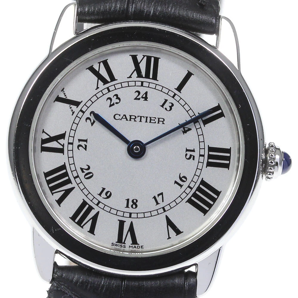CARTIER Ronde Solo SM W6700155 Silver Dial Quartz Ladies Watch 665116