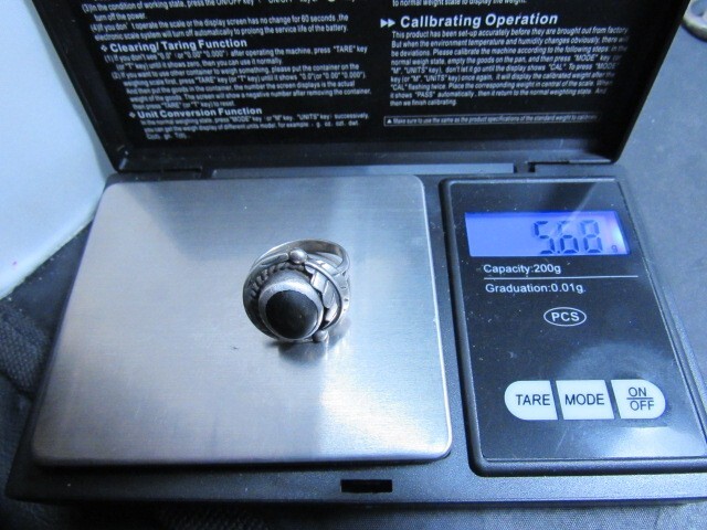 native american sterling ring - image 3