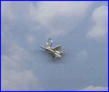 F-15 Fighter Jet Charm Airplane Aircraft Aviation Aviatrix 99's Made in the USA