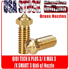 Brass Nozzles for QIDI TECH X-Plus 3/ X-Max 3/X-Smart 3, 3x or 5x