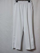 ALFRED DUNNER WOMEN'S SIZE 12 PULL ON PANTS 100 POLYESTER SIDE POCKETS EUC
