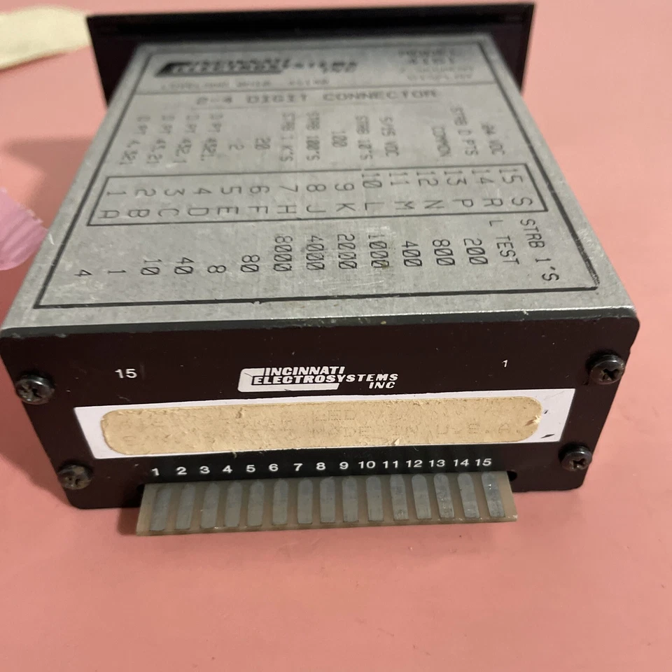 CIncinnati Electrosystems Model 4161-2-5 Panel Display + Warranty! - Image 3 of 4