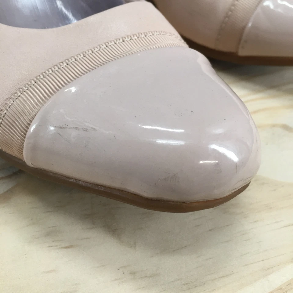 Clarks Collection Zapatos Mujer 8W Ballet Pisos Cómodos Rosa Charol Foto 4 de 4