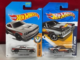 Hot Wheels 10 car Mainline lot Mopars Demon Charger Challenger Cuda GTX Tomahawk