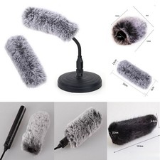 3.8cm/13cm/13.3cm Microphone Protective Cover For Gooseneck Mic Furry Windscreen