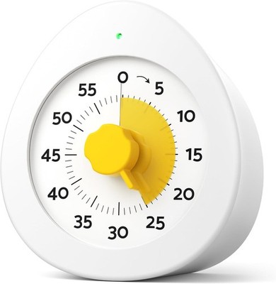 LIORQUE Visual Timer for Kids, 60-Minute Countdown Kitchen Timers for Cooking...