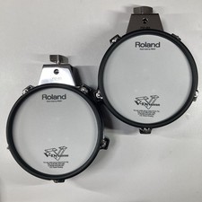 Roland PD-85 BK V-Drums Mesh Drum Pad x2 Set Dual Trigger Tested Japan