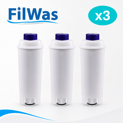 3x FilWas Wasserfilter passend für DeLonghi ECAM20 ECAM21 ECAM22
