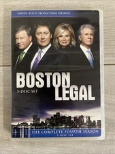 Boston Legal : The Complete Fourth Season 4 DVD, 5-Disc Set