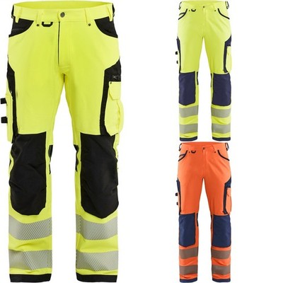 Blakläder Handwerker High Vis Arbeitshose 4-Wege-Stretch Hose Workwear
