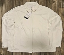 $145 Nike 24.7 Perfect Stretch Dri-Fit UV Zip Jacket Sail Men's Large IF2867-133