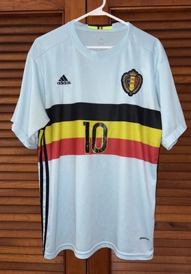 Belgium Soccer Jersey E. Hazard #10 Adidas ClimaLite Adult Size XL