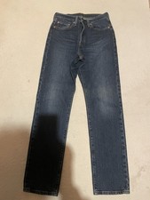 Levi 501s, Ladies High Rise Straight Leg, Waist 29”, Leg 32”