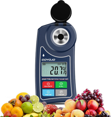 Digital Brix Refractometer with ATC, 0-55 Percent Range, ±0.5 Brix Accuracy