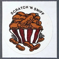 Vintage 3M Matte Scratch and Sniff Sticker PEANUTS