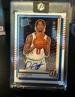 Panini 2025-26 Donruss Dink Pate Knicks Rated Rookie Auto /99 #104