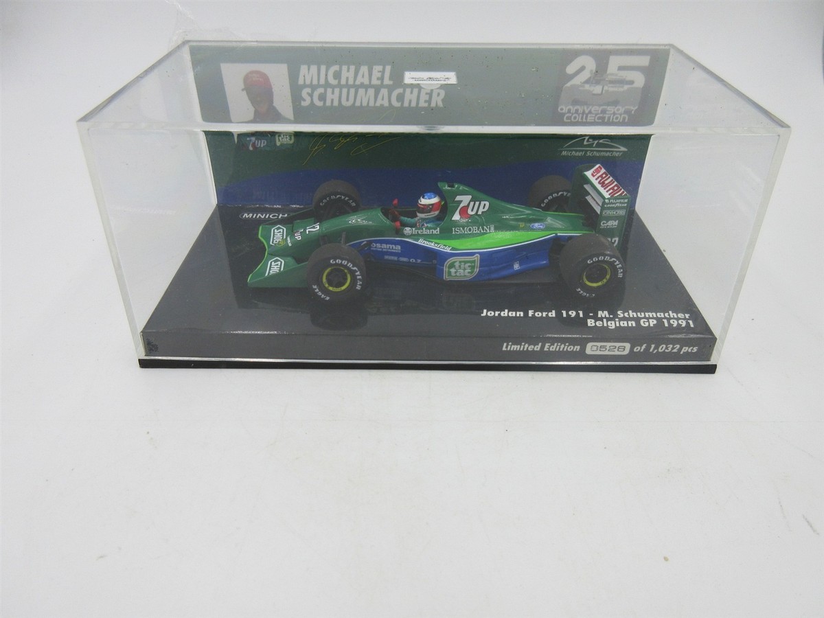 [新品]1/43 PMA ミニチャンプス F1 Jordan Ford 191 MINICHAMPS 1/43 Jordan Ford 191 - M. Schumacher Belgian GP 1991