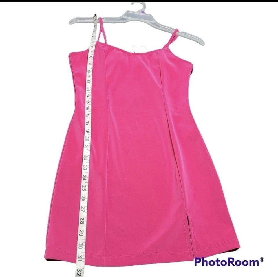 Vestido de couro rosa 👗 - Imagem 4 de 4