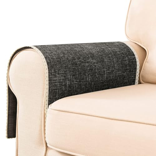 Couch Arm Covers Amazon Set Of Stretch Armrest Covers Soft