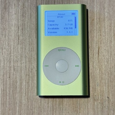 iPod Mini 1st Gen Model:A1051 4GB Green Tested Good w/875-Char