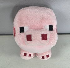 Minecraft Pig Plush   Pink   Mojang/J NX   2017   Stuffed Animal   Gamer   6"