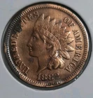 1882 Indian Head Small Cent Bronze Philadelphia RB Uncertified Coin