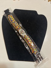 Autism Awareness Paracord Bracelet Heart Puzzle Pieces Charm Arm Band Rainbow