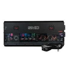 DS18 SMD Monoblock Amplifier with VM-1 Voltmeter & LED Lights | 8500W RMS 1-Ohm