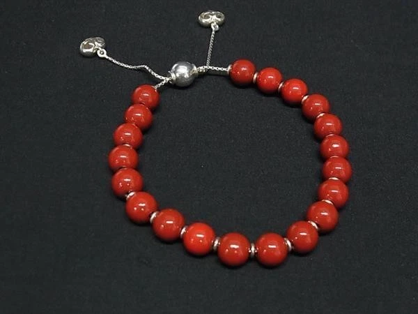 Pulsera GUCCI Corazón G Entrelazado 286673 en Rojo, Plata y Madera (Ag925) Foto 2 de 4