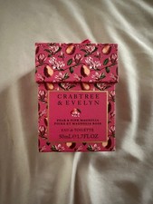 Crabtree Evelyn Eau De Toilette Pear and Pink Magnolia 1.7 oz Sealed Boxed