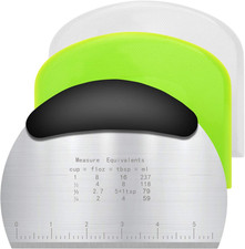 Tagliapasta Multiuso, 3Pcs Tagliapasta Spatola in Acciaio Inossidabile E Raschie