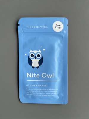KIDS The Good Patch NITE OWL Chamomile A PATCH for your LITTLE ONE'S BEDTIME
