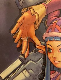 2000 SEGA DREAMCAST PHANTASY STAR ONLINE 16"X12" PROMOTIONAL STORE DISPLAY