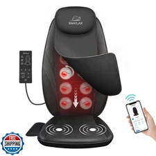 Snailax Back Massager with Soothing Heat, Gifts for Men, Women, Electric Deep