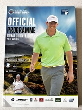 Official Programme & 3rd Round Drawsheet From The 2015 Irish Open VGC