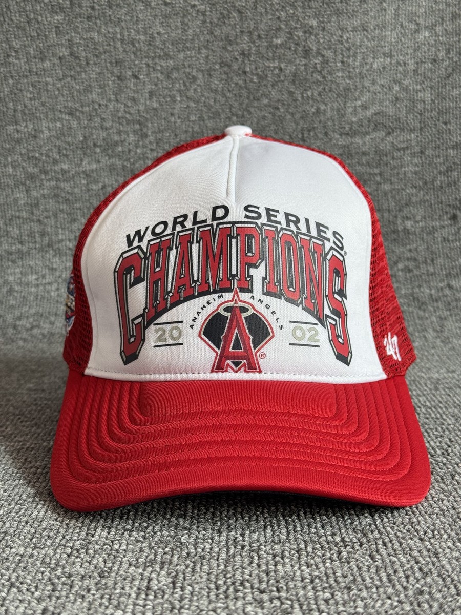 '47 Brand Anaheim Angels MLB 2002 World Series Champions Trucker Snapback Hat
