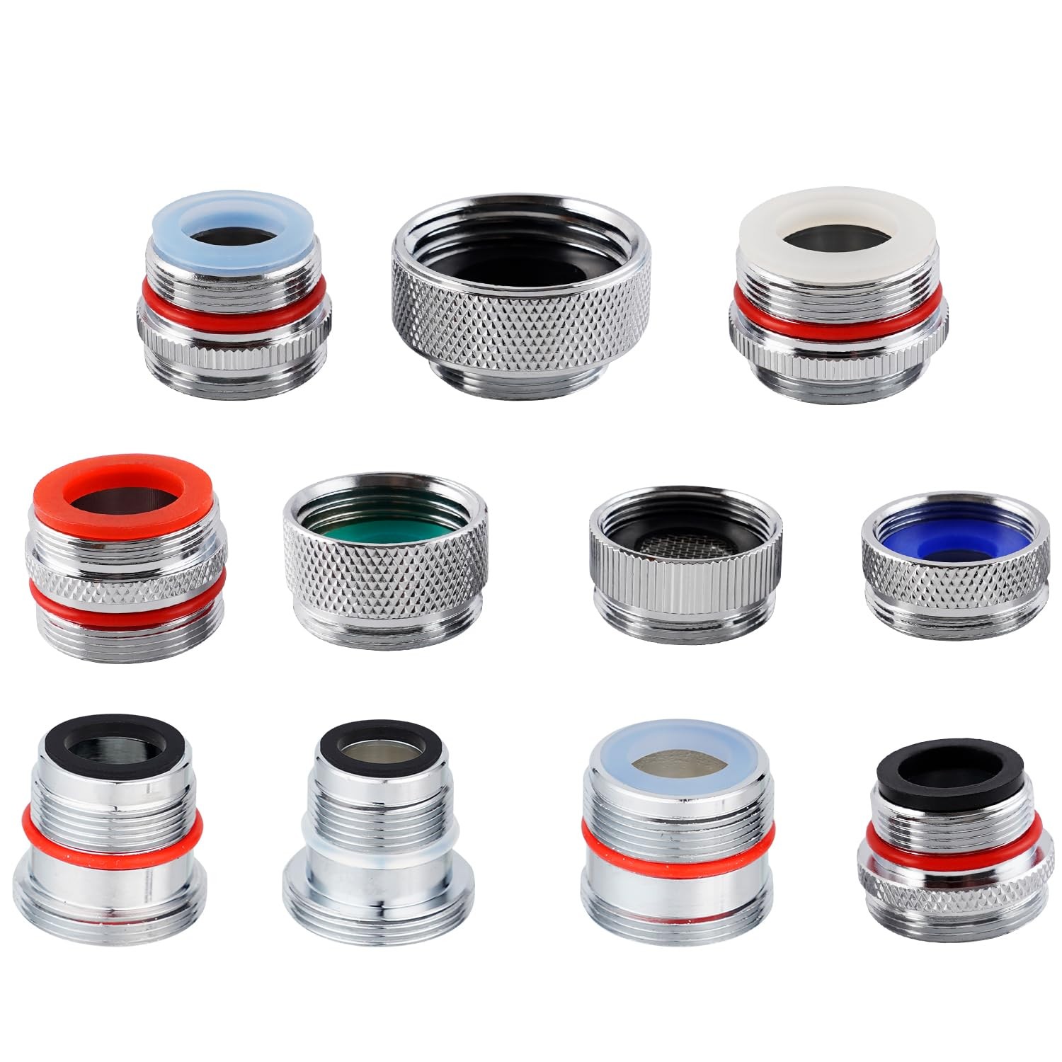 11шт Набор адаптеров для крана Латунный набор адаптеров для аэратора для раковины для мужчин и женщин 4090₽