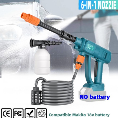 #ad #ad Cordless High Pressure Washer Jet Water Cleaner Gun 6 in 1 For Makita Battery US $27.99