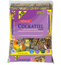 3-D Pet Products Premium Cockatiel Mix Bird Food Seeds, with Probiotics, 9 lb