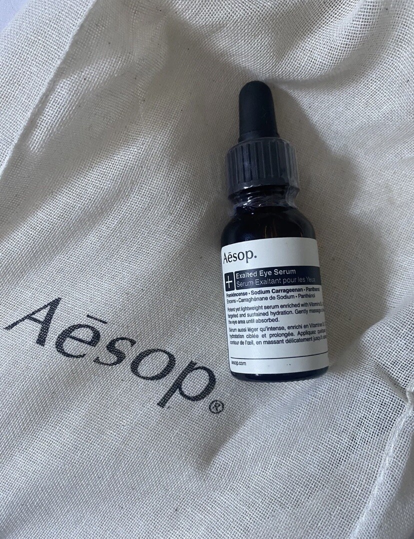 Auth Aesop Brand New Exalted Eye Serum 15ml With Original Cloth Bag RRP